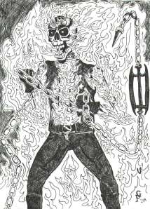 Ghost Rider 2014 - Pencil and Ink